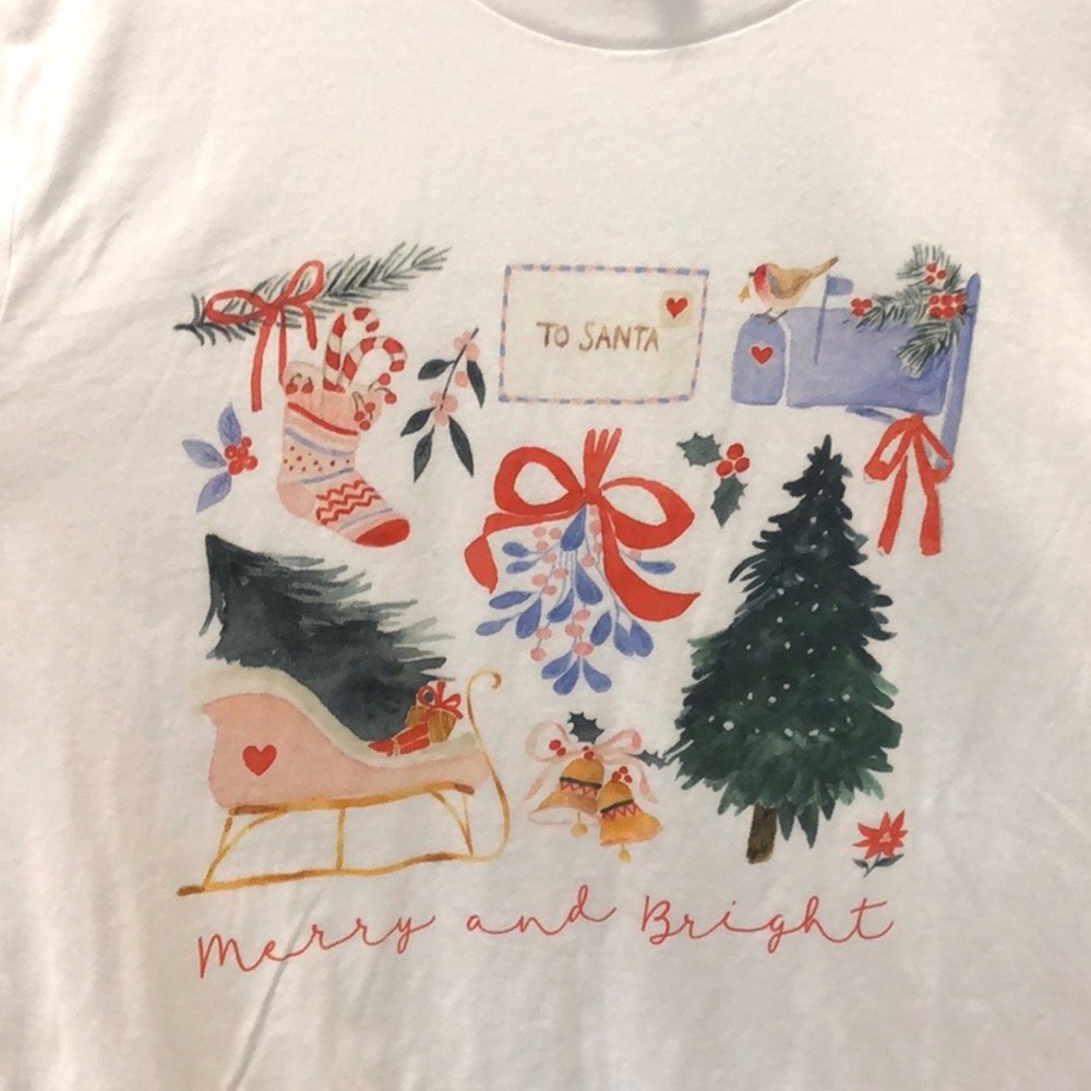 Cute Merry and Bright Christmas T Shirt